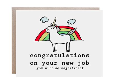 Congratulations Work Congratulations On Your New Job: Message And Gift
