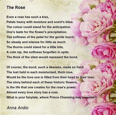 The Rose Family Poem