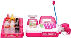 DD RETAIL Supermarket Shopping Cash Register Play Set, with Barcode ...