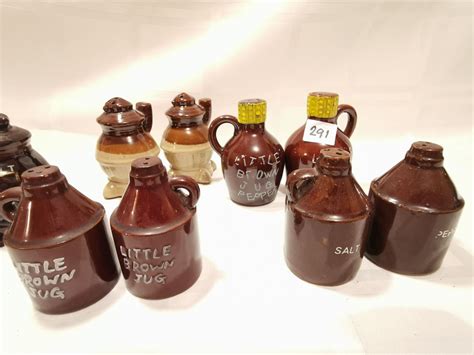 Little Brown Jugs, Salt & Pepper Shakers - Schmalz Auctions