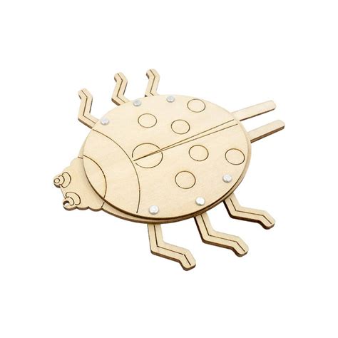 DIY Ladybugs Puzzle STEM Kit Wooden Ladybugs – REES52