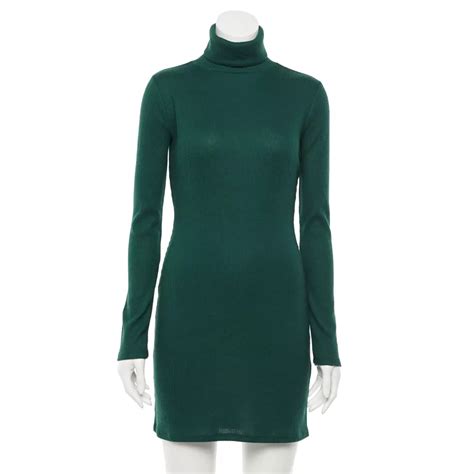 Juniors' SO® Cozy Turtleneck Bodycon Dress