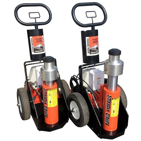 Power Team Electric Hydraulic Railcar Jacks - Buffalo Hydraulic