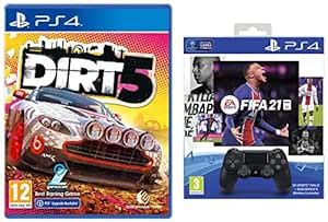 Buy DIRT 5 (PS4)+Sony EA Sports FIFA 21 (Game CD) + DUALSHOCK Wireless ...