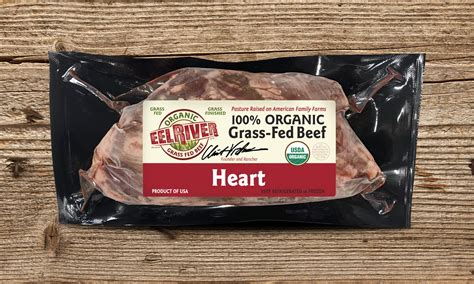 Organic Grass-Fed Beef Heart | Eel River Organic Beef | Grass-Fed ...