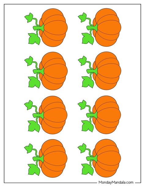Printable Pumpkin Cut Outs Printable Treatsnumberblocks Cut Outs