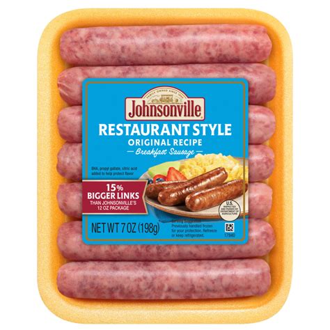 Johnsonville Sausage Links In Oven at Georgia Jarman blog