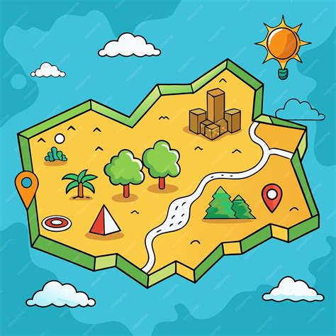 Drawing a Map Cartoon 的图像结果