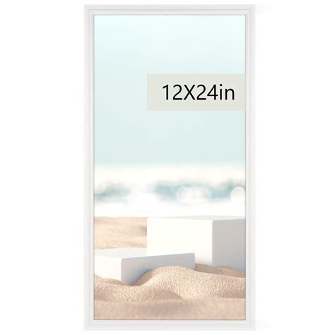 12x24 Picture Frame, White Poster Frame, Home Decor Natural Gallery ...