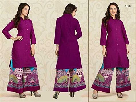 Buy Purple Floral Crepe Dress Material at Amazon.in