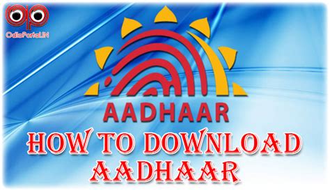 Trick: How To Download E-Aadhaar Card From Internet (Complete Step ...