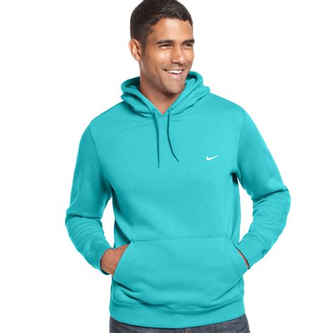 Nike Classic Pullover Fleece Hoodie in Blue for Men - Lyst