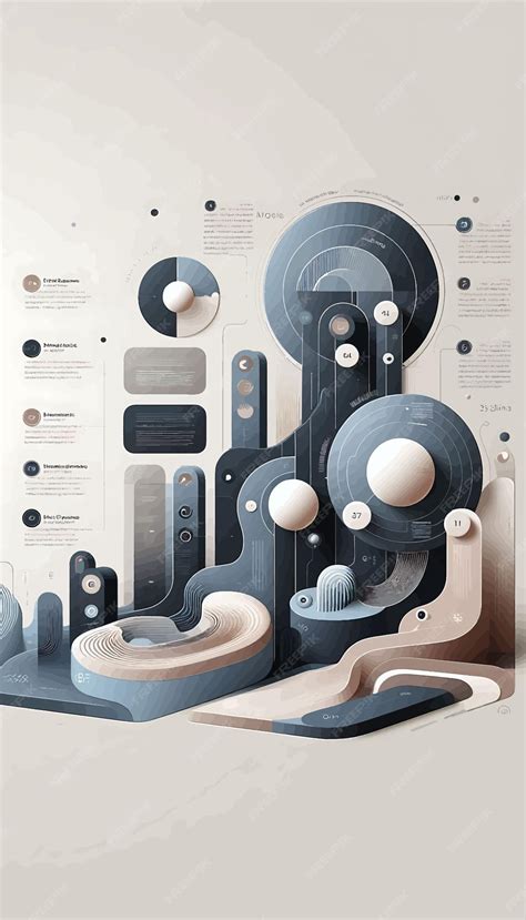 Muted Color Palette Infographic for Psychology and Wellness Content | Premium AI-generated vector