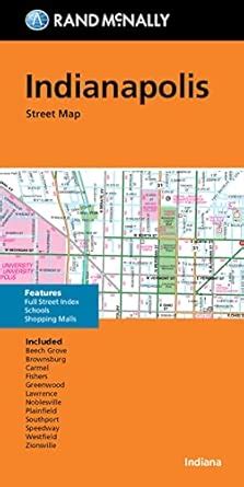 Buy Rand McNally Folded Map: Indianapolis Street Map Book Online at Low ...