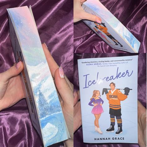Icebreaker Hannah Grace Hand Painted Fore Edges L Bookish Art L Spicy ...