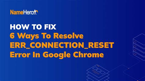 Image result for Resolve Connection_Reset -101