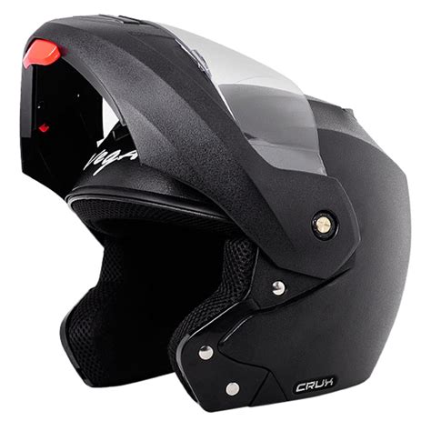 Vega Crux Black Helmet | Shop Helmets at BIKERSTORE.IN – BikerStore.in