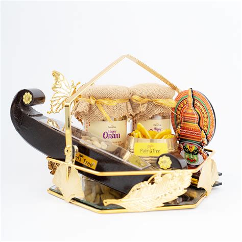 Grand Onam Festive Hamper – Brass Para, Kathakali, Banana & Jaggery Ch ...