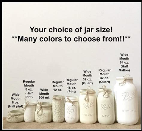 Mason Jar Dimensions Inches at Kristie Rhodes blog