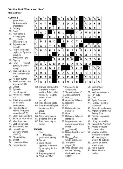 Printable Thomas Joseph Crossword Puzzle For Today - Printable JD