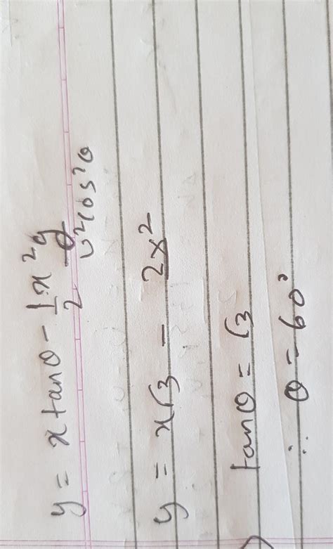 Comprehension for question 7 to 9:[g= 10 m/s? 1The trajectory of a ...