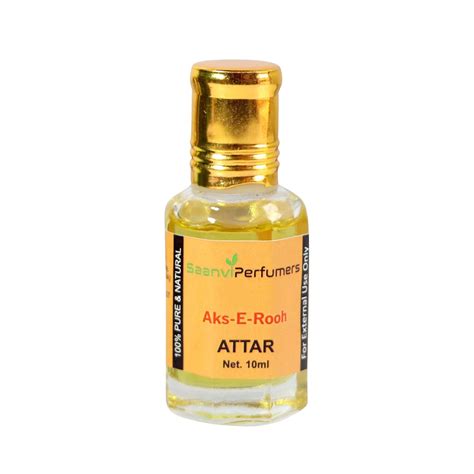 Saanvi Perfumers Aks-E-Rooh Attar Perfume -10ML For Unisex, Free From ...