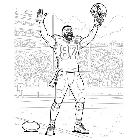 20 Printable Kansas City Chiefs Coloring Pages for Football Season ...