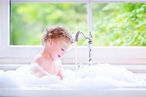 Image result for Cute Baby Bathing