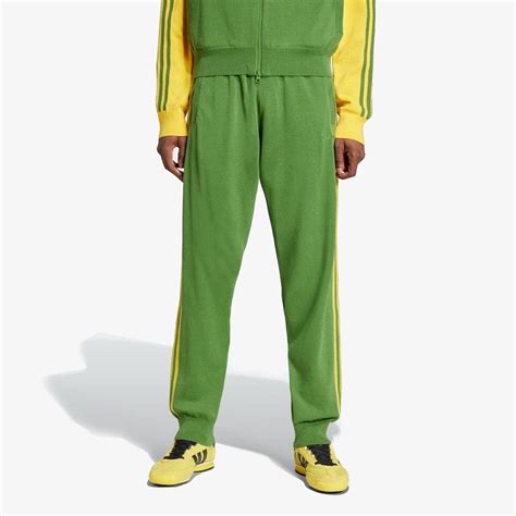 Buy Wales Bonner New Knit Track Pants Crew Green for Men | Superkicks
