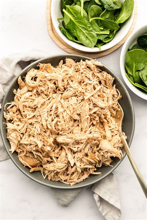 Easy Slow Cooker Shredded Chicken - The Whole Cook