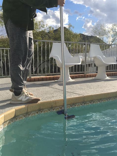 Amazon.com: Pool Tile Brush Scrubber 2-in-1 Scrub and Scour Waterline ...