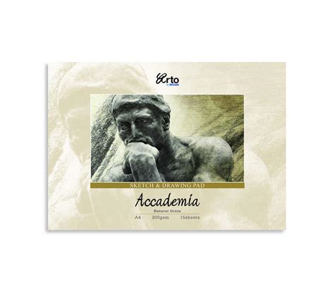 FABRIANO Sketch & Drawing Pad (accademia)(Natural Grain) - A3-200 gsm ...