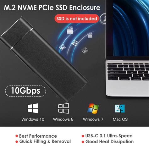 Adaptador de gabinete SSD M.2 USB 3.1 para PCI-e | Ubuy India