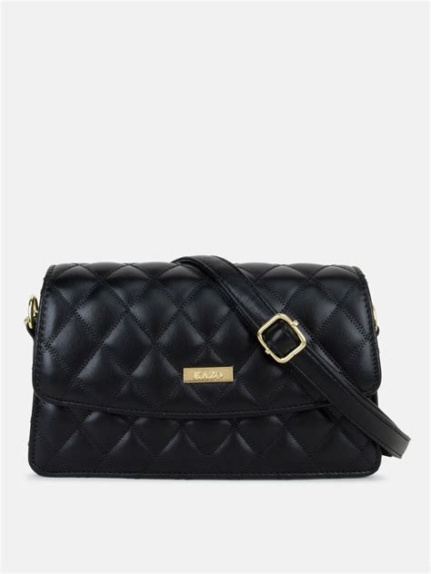 Solid Colour Quilting Crossbody Bag – KAZO