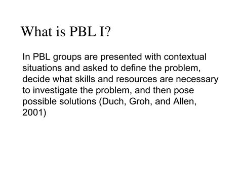 Image result for PBL Examples