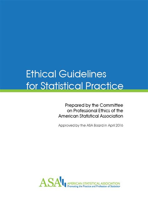 Ethical Guidelines for Statistical Practice 的图像结果