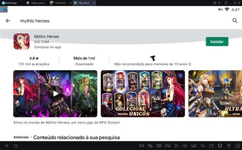 Como Jogar Mythic Heroes no PC com Android Emulador