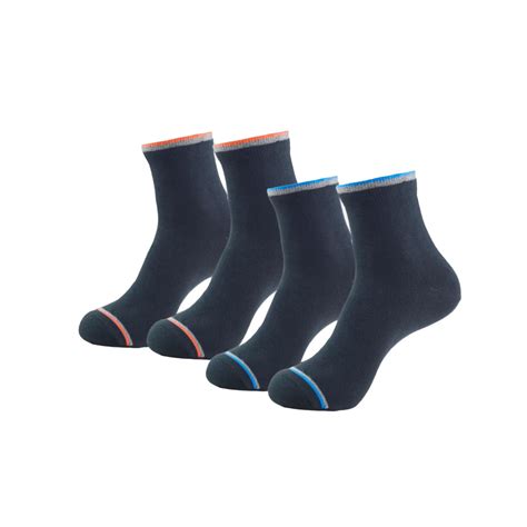 Buy Jockey Men's Ankle Length Cotton Socks (Pack of 2) 7051_Black_Free ...