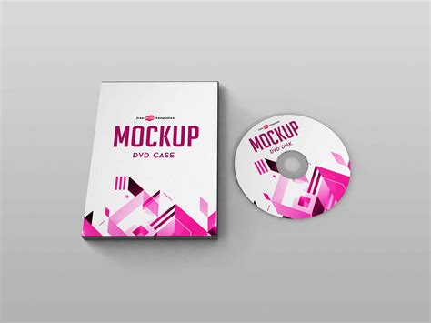 Free DVD Case Mockup (PSD)