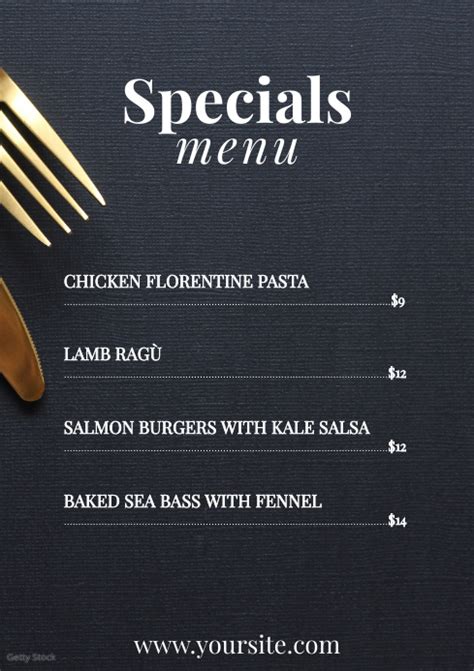 Fancy Restaurant Menu 的图像结果