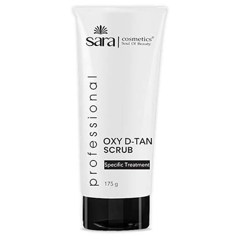SARA D-TAN® Scrub For Instant Brightening and Tan free skin, 175 gm ...