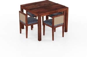 VARSHA ART PLACE Sheesham Wodd Solid Wood 4 Seater Dining Set Price in ...