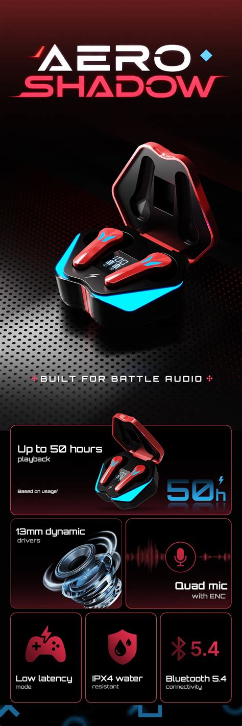 FirePods Aero Shadow- Onyx Black – Fire-Boltt