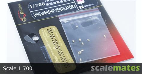 USN Warship Ventilator 4 (10 Pcs.), FlyHawk Model FH760010 (2014)