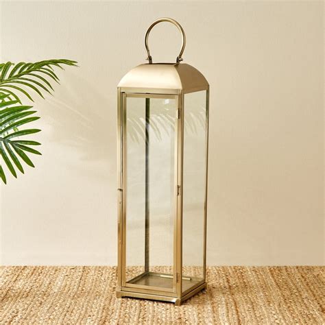 Buy Bernina Opulence Metal Lantern from Home Centre at just INR 3299.0
