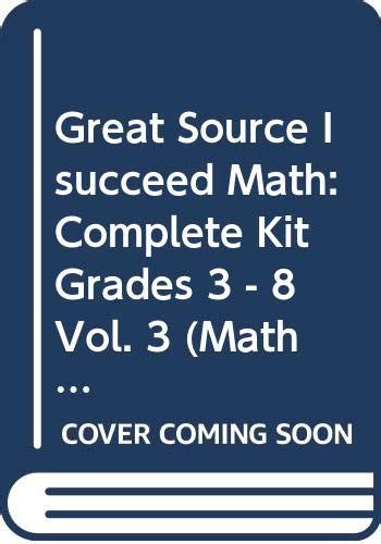 Buy Great Source Isucceed Math: Complete Kit Grades 3 - 8 Vol. 3 (3 ...