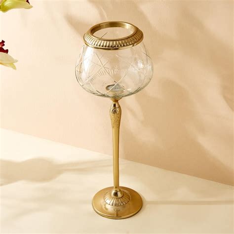 Buy Hoovu Frida Glass Candle Holder from Home Centre at just INR 1599.0