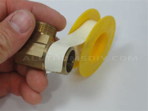 Wrapping Teflon Tape Direction 的图像结果