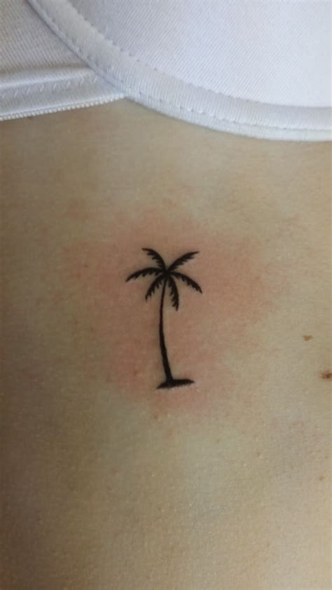 Tiny Palm Tree Tattoo - Forearm Tattoo Ideas