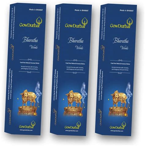 GOW DURBAR Coal-Free Natural Incense Sticks Agarbatti Combo Pack of 6 ...